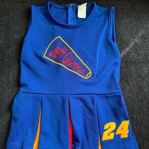 Vintage Jeff Gordon NASCAR Girls Toddler Cheer Leading Outfit